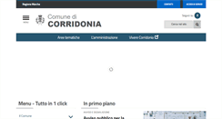 Desktop Screenshot of comune.corridonia.mc.it